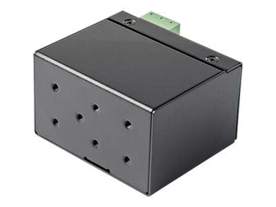 Startech PoE+ Industrial Fiber to Ethernet Media Converter 30W, SFP to RJ45, Singlemode/Multimode Fiber Optic to Copper Gigabit Ethernet, Mini/Comp...