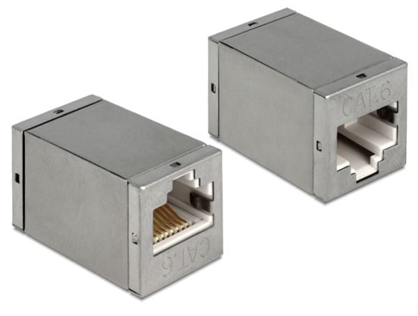 Delock - Nettverkkopler - RJ-45 (hunn) til RJ-45 (hunn) - FTP - CAT 6