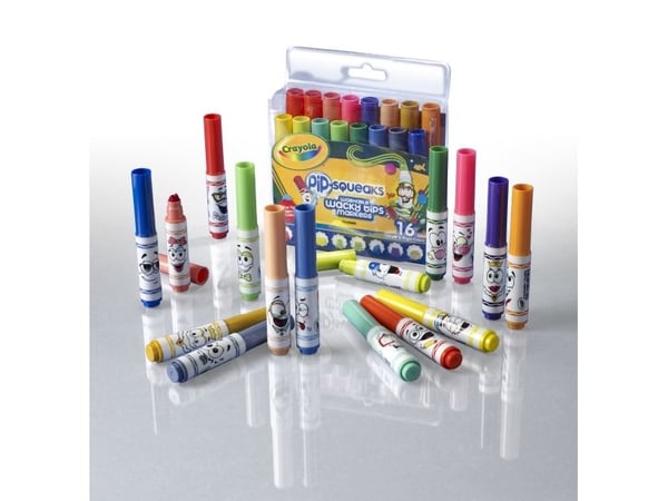 Bulk Buy: Crayola Pip-Squeaks Washable Wacky Tip Markers-16/Pkg (3-pack) (3-pack)
