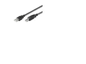 Goobay 68900, 1,8 m, USB A, USB B, USB 2.0, 0,48 Gbit/sek., Sort