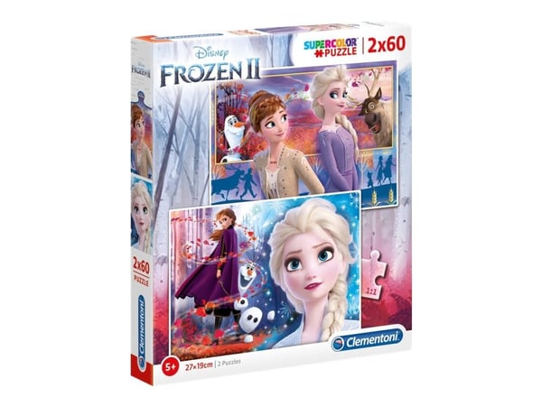 Clementoni SuperColor - Disney Frozen 2 - puslespill - 120 deler Clementoni SuperColor - Disney Frozen 2 - puslespill - 120 deler