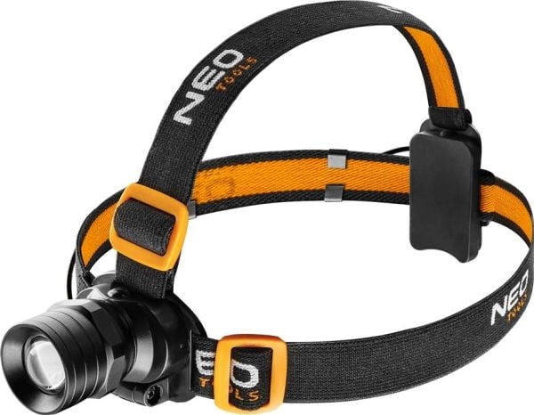 NEO hodelykt 250 lm, justerbar, CREE XPE, 3xAAA