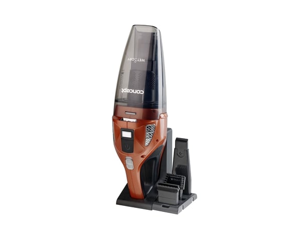 Concept VP4360, Tørr & våt, HEPA, Svart, Brun, 0,45 l, 0,15 l, Batteri