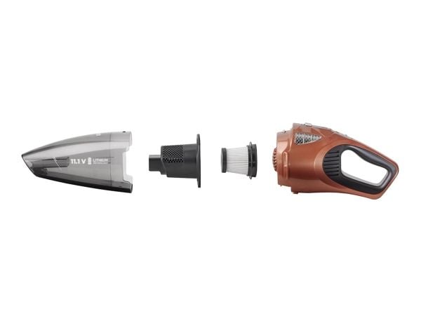 Concept VP4360, Tørr & våt, HEPA, Svart, Brun, 0,45 l, 0,15 l, Batteri