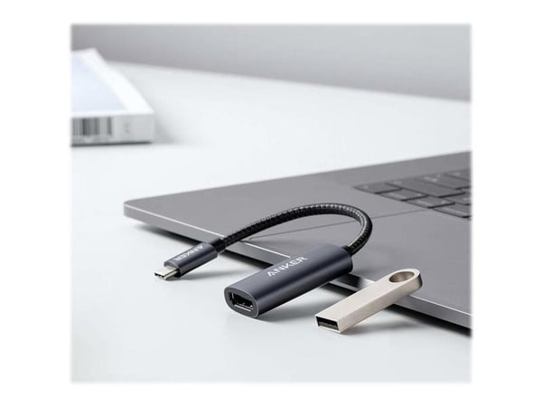 Anker PowerExpand + - Videokort - USB-C hane till HDMI hona - 15.2 cm - svart - stöd för 4K