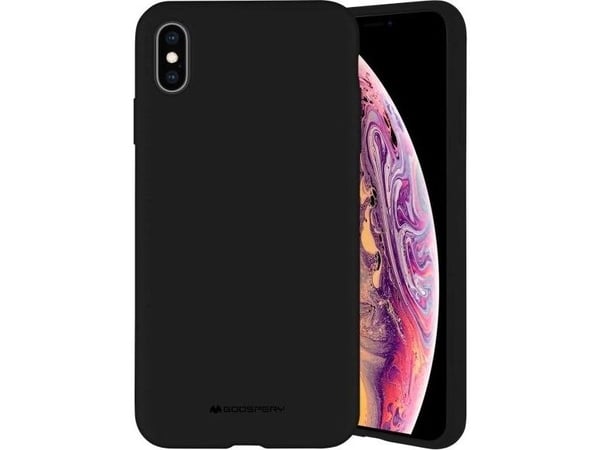 Deklas Mercury silikonfodral för Apple iPhone 12/12 Pro svart