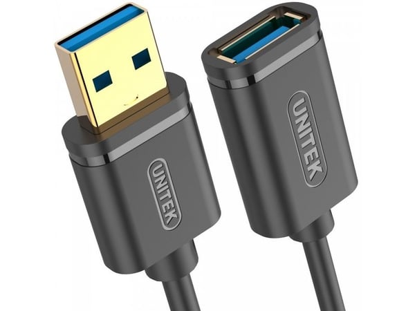 Unitek Y-C4030GBK - USB forlængerkabel - USB Type A (han) til USB Type A (hun) - USB 3.0 - 3 m - 3 m