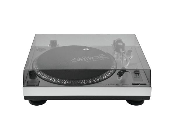 Omnitronic BD-1350, Beltedrevet DJ-platespiller, 33 1/3,45 RPM, -10 - 10%, 0,24%, Manuell, 50 dB