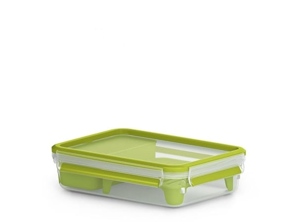 Emsa Emsa Clip & Go Brunchbox 518099 1.2l Transparent/Green