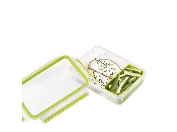 Emsa Emsa Clip & Go Brunchbox 518099 1.2l Transparent/Green