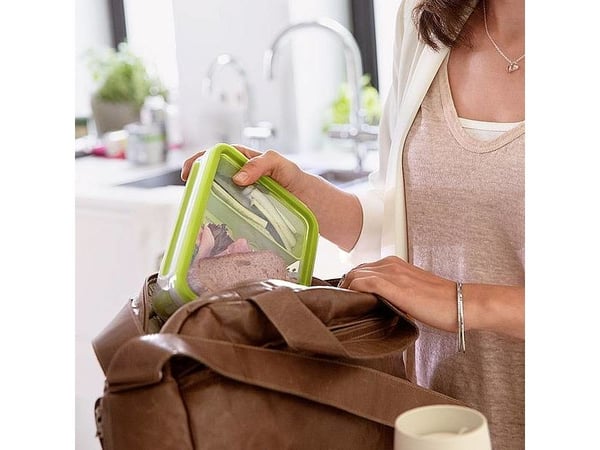Emsa Emsa Clip & Go Brunchbox 518099 1.2l Transparent/Green