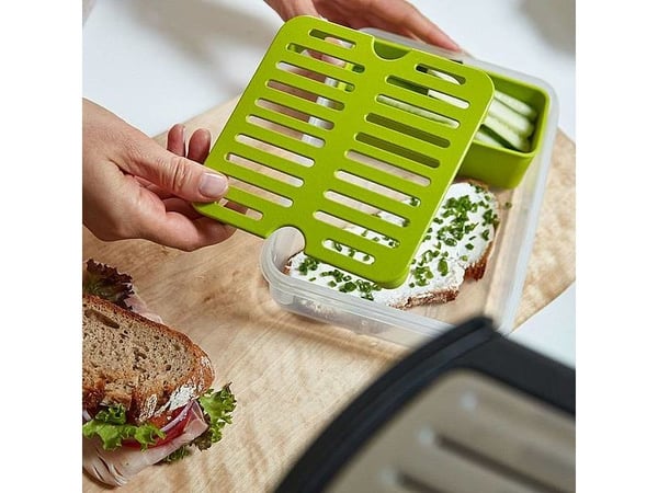 Emsa Emsa Clip & Go Brunchbox 518099 1.2l Transparent/Green