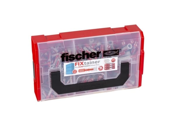 Fischer 535968 Plugs, 210 stk - 120 x DUOPOWER (6 x 30), 60 x DUOPOWER (8 x 40) and 30 x DUOPOWER (10 x 50)