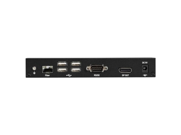 Black Box KVXLCDPF-100, Sender og Mottaker, Koblet med ledninger (ikke trådløs), 10000 m, Fiber, 3840 x 2160 piksler, 3840x2160@30Hz,4K @ 30 Hz, 30...