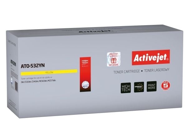 Activejet ATO-532YN, 1500 sivua, Keltainen, 1 kpl