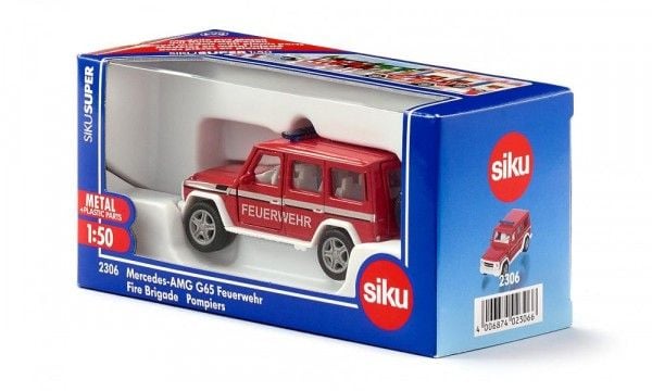 Siku 2306, Brannbil, Montert på forhånd, 1:50, Mercedes-AMG G65 Fire Command Car, Metall, Plast, 3 år