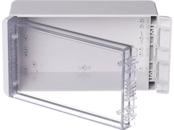 Bopla Bocube B 221309 PC-V0-G-7035 utendørs kapsling 125 x 231 x 90 polykarbonat V0 gråhvit (RAL 7035) 1 stk