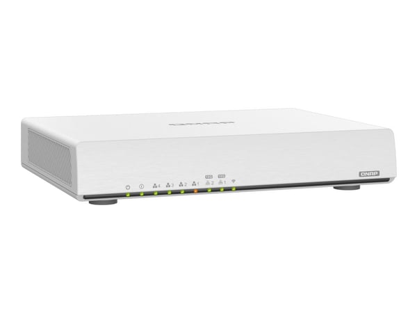 QNAP QHora-301W - Trådløs ruter 6-porters svitsj - 10GbE - Wi-Fi 6 - Dobbeltbånd