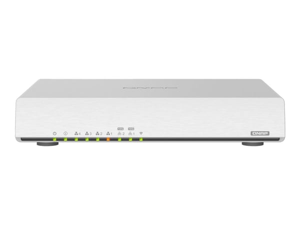 QNAP QHora-301W - Trådløs ruter 6-porters svitsj - 10GbE - Wi-Fi 6 - Dobbeltbånd