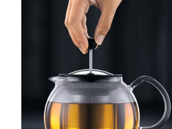 BODUM Assam - Tepresse - Størrelse 19 x 14 cm - Høyde 15.8 cm - 1 L - skinnende