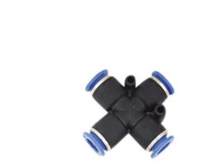NBE push-in kryss 12 mm - för tryckluftsystem