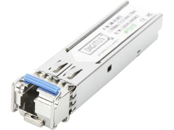 DIGITUS Professional DN-81003-01 - SFP (mini-GBIC) transceivermodul - 1GbE - 1000Base-LX, 1000Base-BiDi - LC-enkeltmodus - opp til 20 km - 1310 (TX...