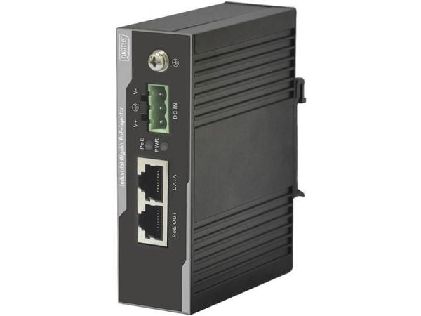 DIGITUS Professional DN-651112 - Strøminjektor - 60 Watt - output-stikforbindelser: 1