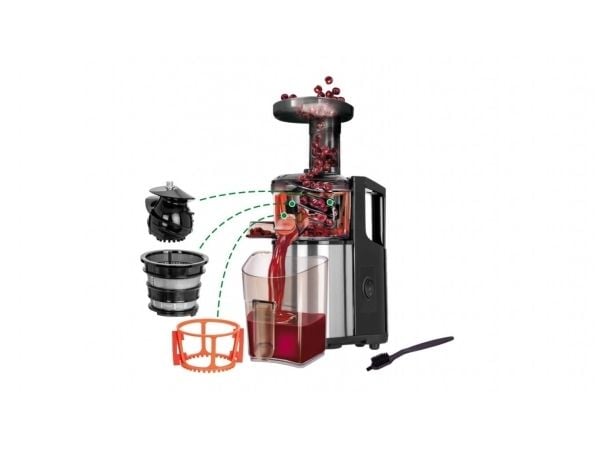 Saktegående juicer MPM MSO-12M, Sort/Grå