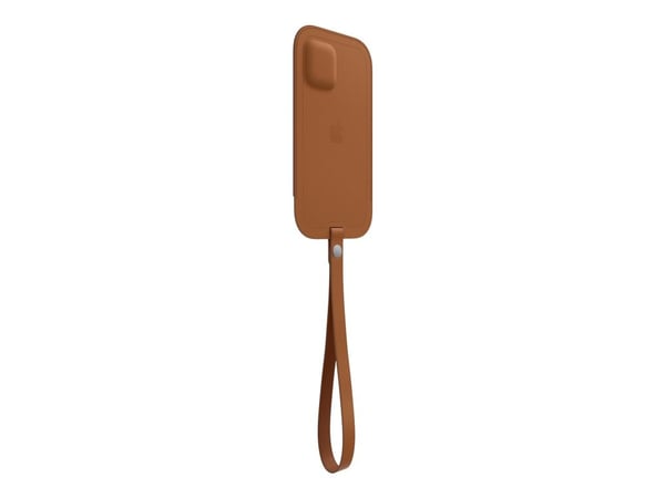 Apple - Beskyttelsesmuffe for mobiltelefon - med MagSafe - lær - salbrun - for iPhone 12 mini