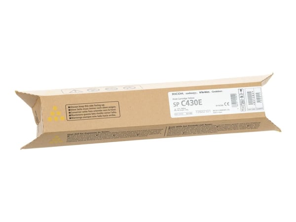 Ricoh - Gul - original - tonerkassett - för Gestetner SP C430; Nashuatec SP C430; NRG SP C430; Rex Rotary SP C430