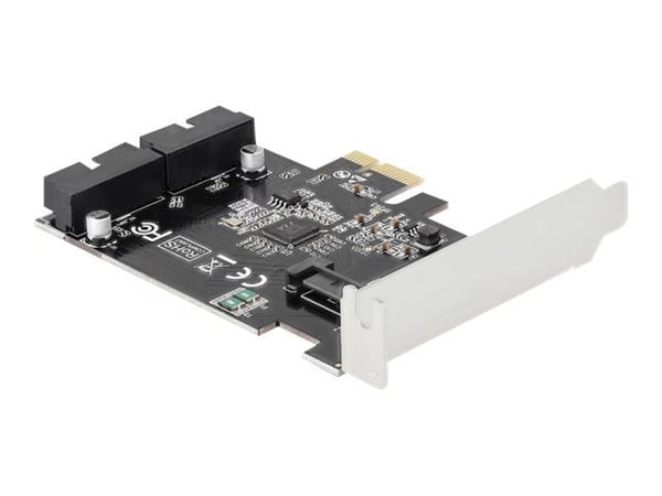 Delock PCI Express Card to 2 x internal USB 3.0 Pin Header - USB-adapter - PCIe 2.0 - USB 3.0 (intern) x 2