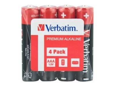 Verbatim - Batteri 4 x AAA / LR03 - alkaliskt