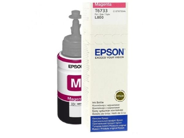 Epson T6733 - 70 ml - magenta - original - blekkpåfylling - for Epson L1800, L800, L805, L810, L850; EcoTank L1800