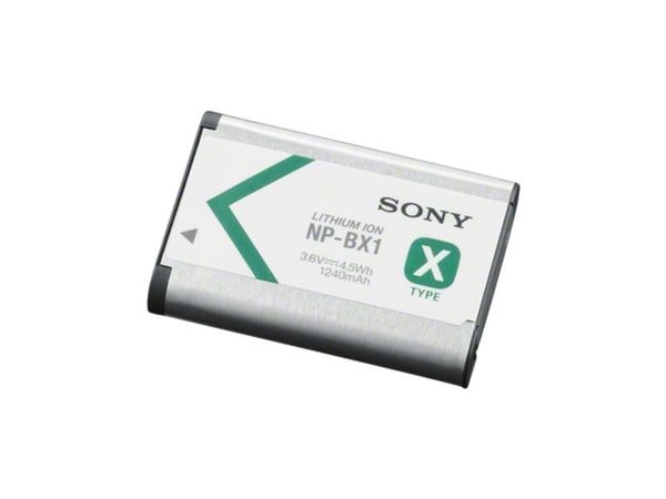 Sony NP-BX1 - Batteri - Li-Ion - 1240 mAh - for Sony ZV-1, ZV-1F; Cyber-shot DSC-HX95, HX99, RX100, WX700; VLOGCAM ZV-1A, 1G