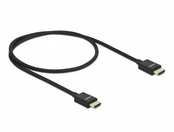 DeLOCK 85383 HDMI-kabel 0,5 m HDMI Type A (standard) Svart (85383)