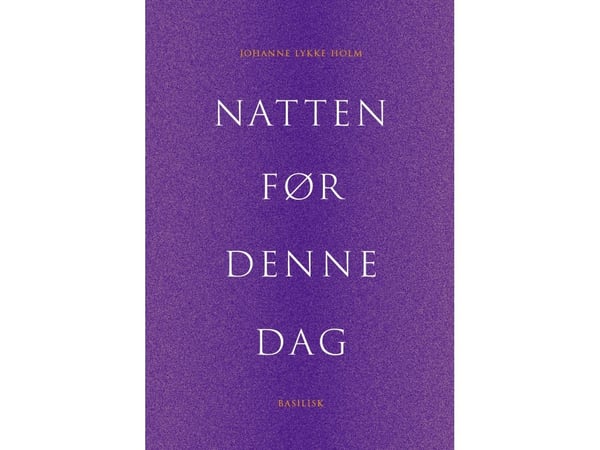 Natten före denna dag | Johanne Lykke Holm | Språk: Danska