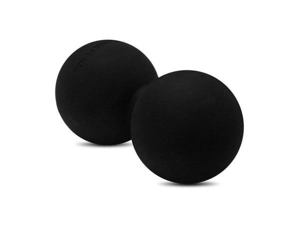 Guminis kamuolys Thorn Fit Lacrosse ball double juoda