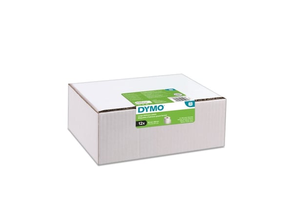 DYMO LabelWriter - Palst - permanent häftning - transparent - 36 x 89 mm 260 etikett (er) (1 rulle/rullar x 260) adresslappar - för DYMO LabelWrite...