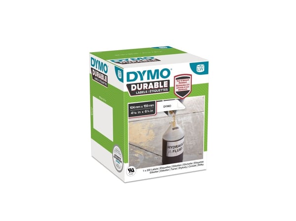 DYMO LabelWriter Address - Adhesiv - hvit - 104 x 159 mm 200 etikett(er) (1 rull(er) x 200) merkelapper - for DYMO LabelWriter 4XL
