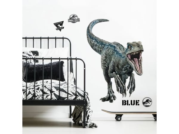 Jurassic World 2 BLUE VELOCIRAPTOR Gigant Wallsticker