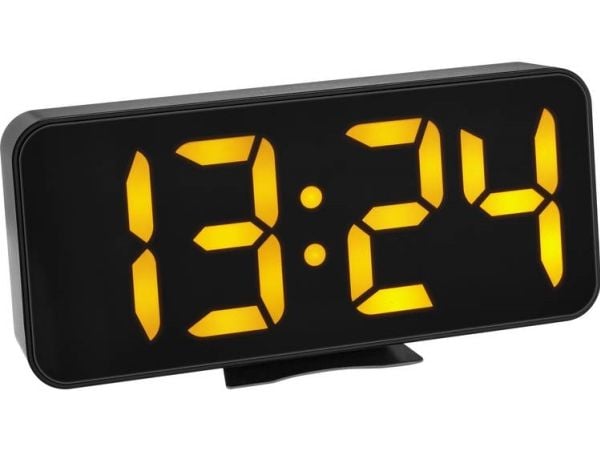 TFA 60.2027.01 Digital Alarm Clock with LED Luminous Digits