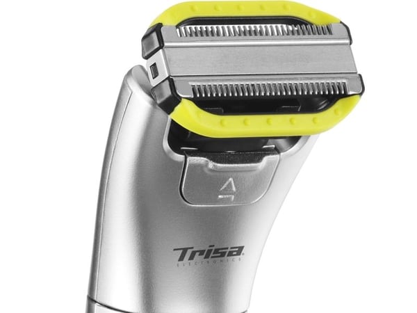 Trisa Vario Blade 2in1, Svart, Grønn, Metallisk, 0,5 mm, 1 cm, Batteri, 60 min, Innebygd batteri