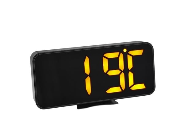 TFA 60.2027.01 Digital Alarm Clock with LED Luminous Digits
