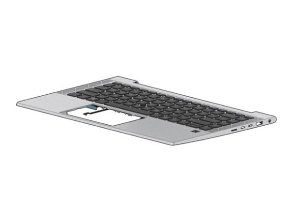 HP - Erstatningstastatur for bærbar PC - med pekepinne, ClickPad - bakbelysning - Internasjonal engelsk / kanadisk fransk - med toppdeksel - for El...