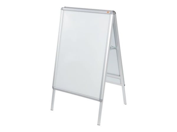 Nobo - Skiltholder - gulvstående - 841 x 594 mm - for A1 - dobbeltsidet - utendørs