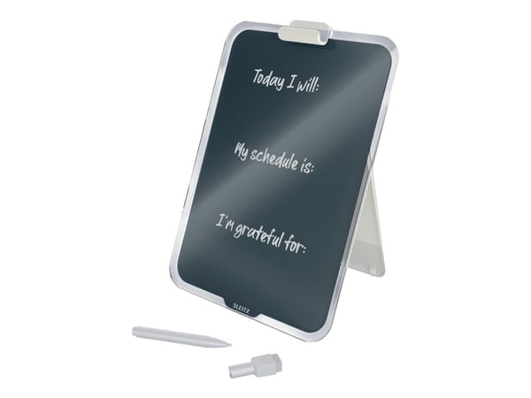 Clipboard glas Leitz Cosy grå
