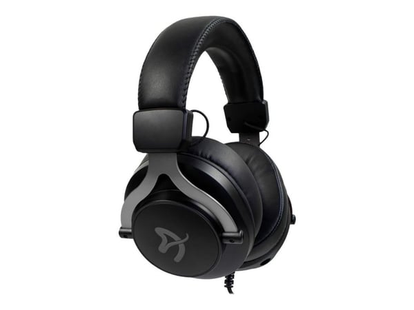 Arozzi Aria - Headset - full storlek - trådbunden - 3,5 mm jack - Svart