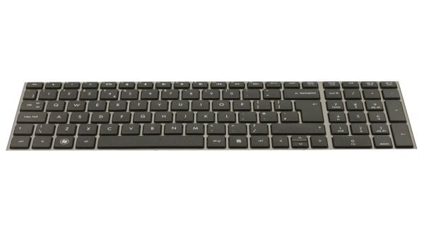 HP - Tastatur- og touchpadsett - Tsjekkisk - sølv - for ProBook 4540s, 4545s
