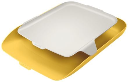 Brevbakke Leitz Cosy gul inkl. organizer - (4 sæt)