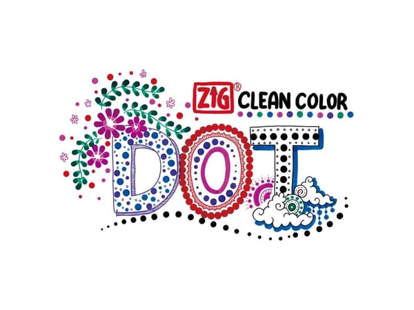 Zig Clean Color DOT 6 färgset